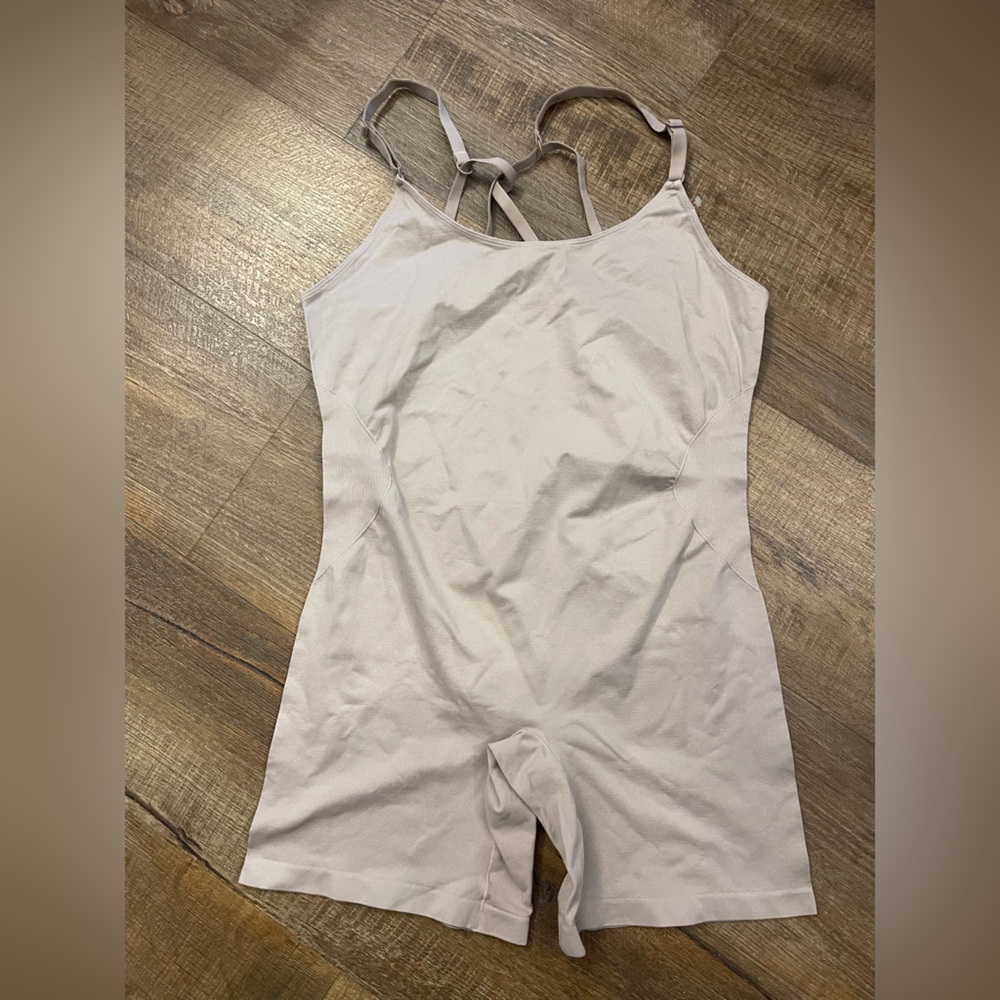 Maidenform Light Beige Bodysuit with Straps